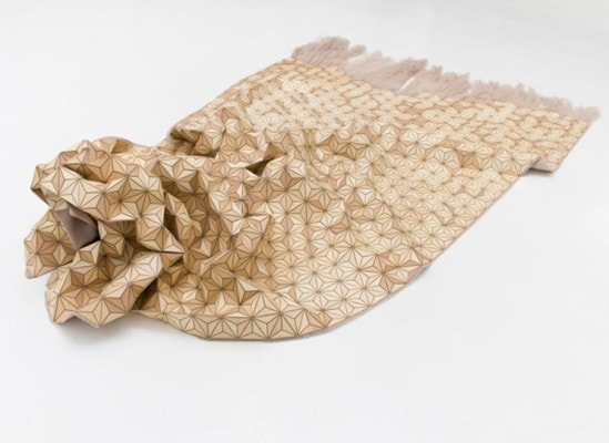Maschek_WoodenCarpet Elisa Strozyk's wooden carpet, the thing Iris Maschek wishes she'd made