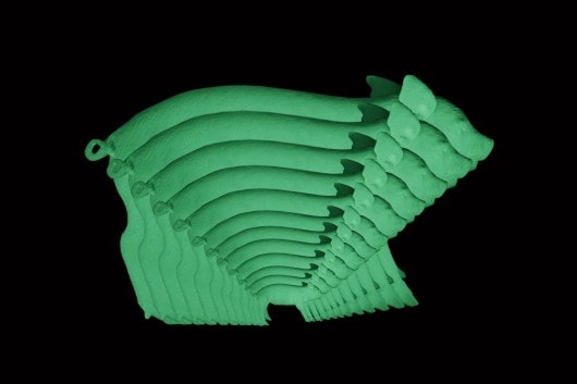 GLOW vid still - Harry Allen - Bank in the Form of a Pig GLOW GLOW vid still - Harry Allen - Bank in the Form of a Pig GLOW