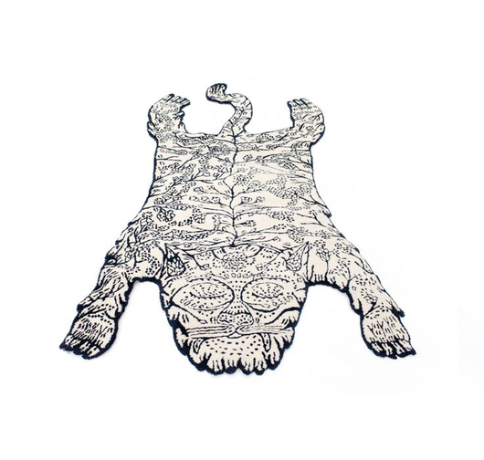 Moustache Tiger Rug