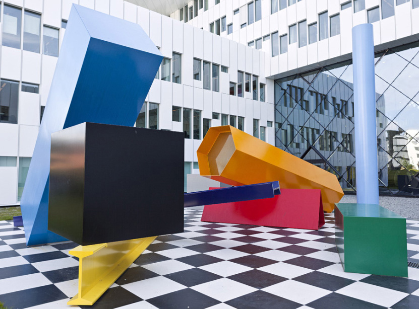 Camilla Low geometric sculptures