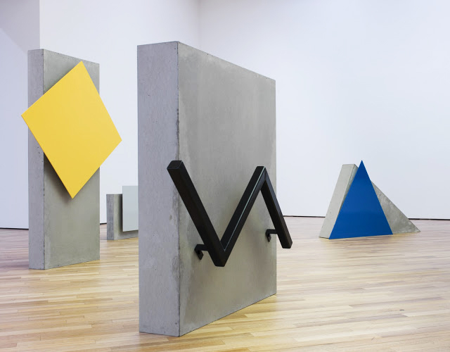 Camilla Low geometric sculptures