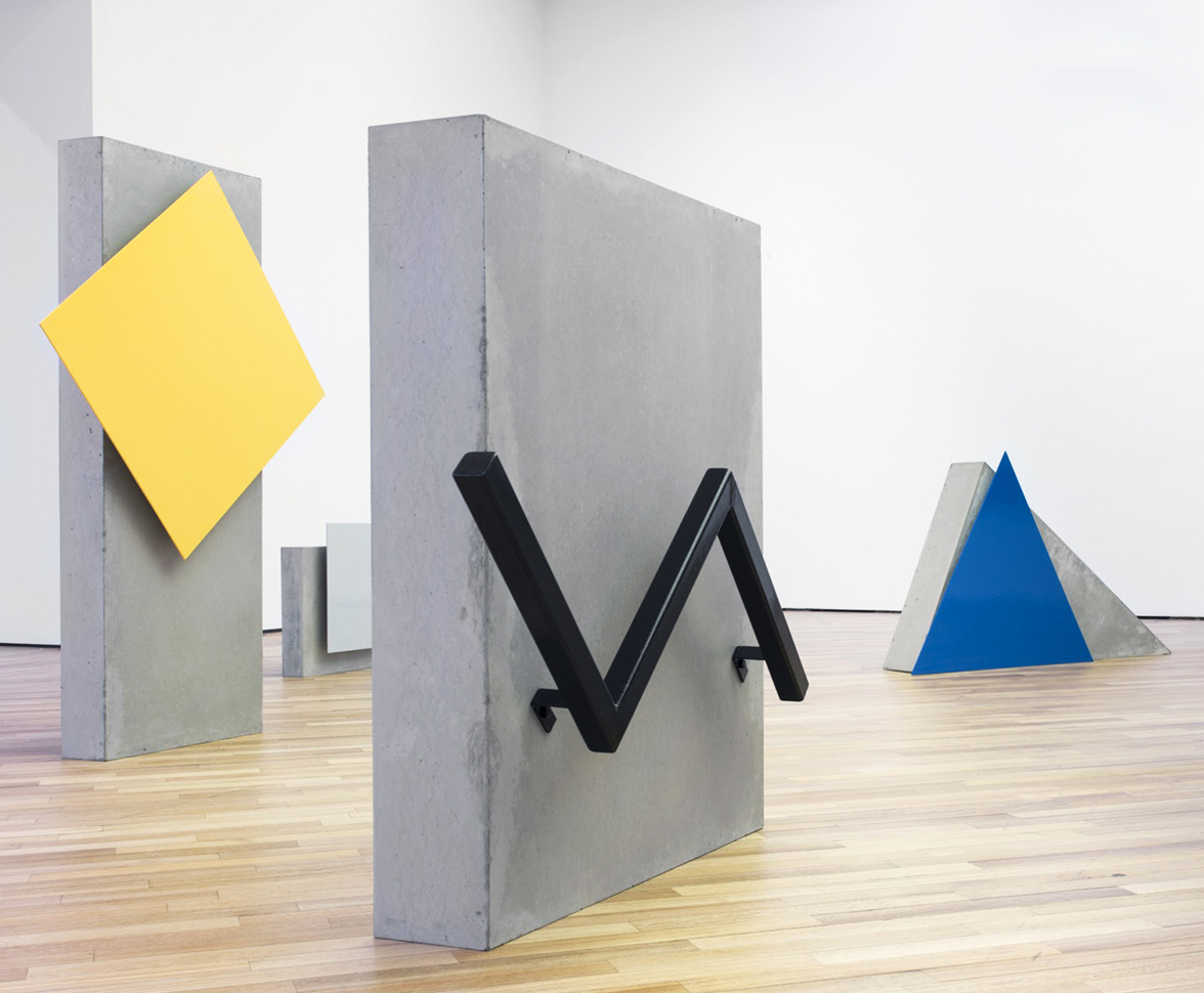 Camilla Low geometric sculptures