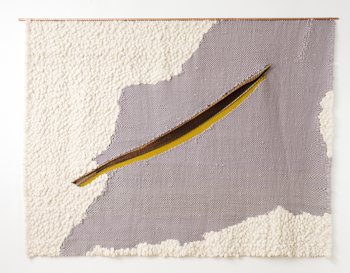 LGH.Wall Hangings.Mimi Jung_One Yellow Shadow (2014)_Natural Fibers on Copper Rod_238,7 * 182,8 cm.DKK 51.100jpg