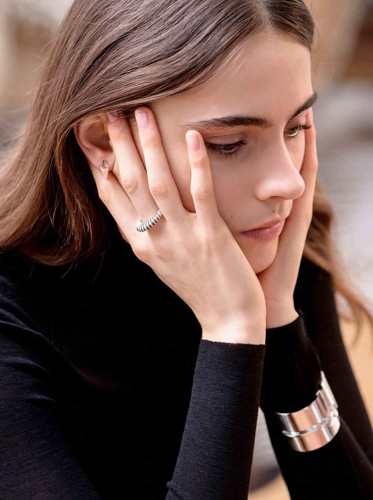 architecture-inspired jewelry by Agmes
