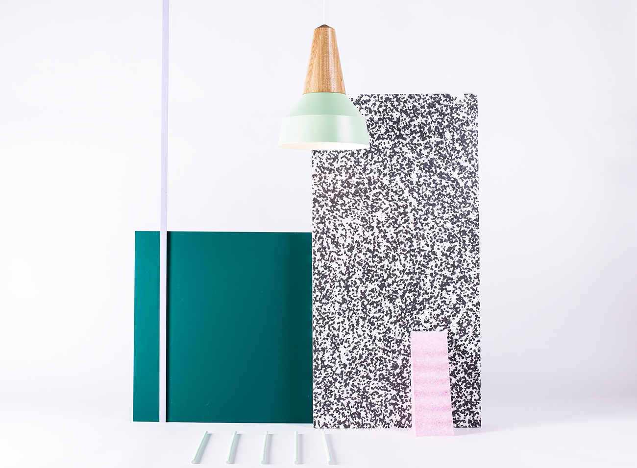Colorful geometric design objects by Schneid