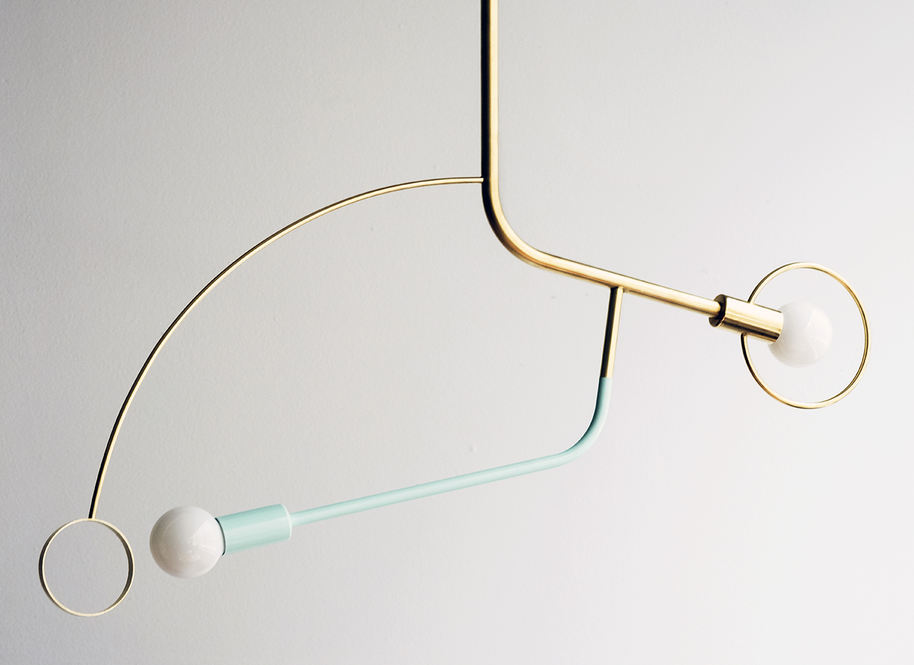 Calder-inspired mobile lights Jean Pascal Gauthier