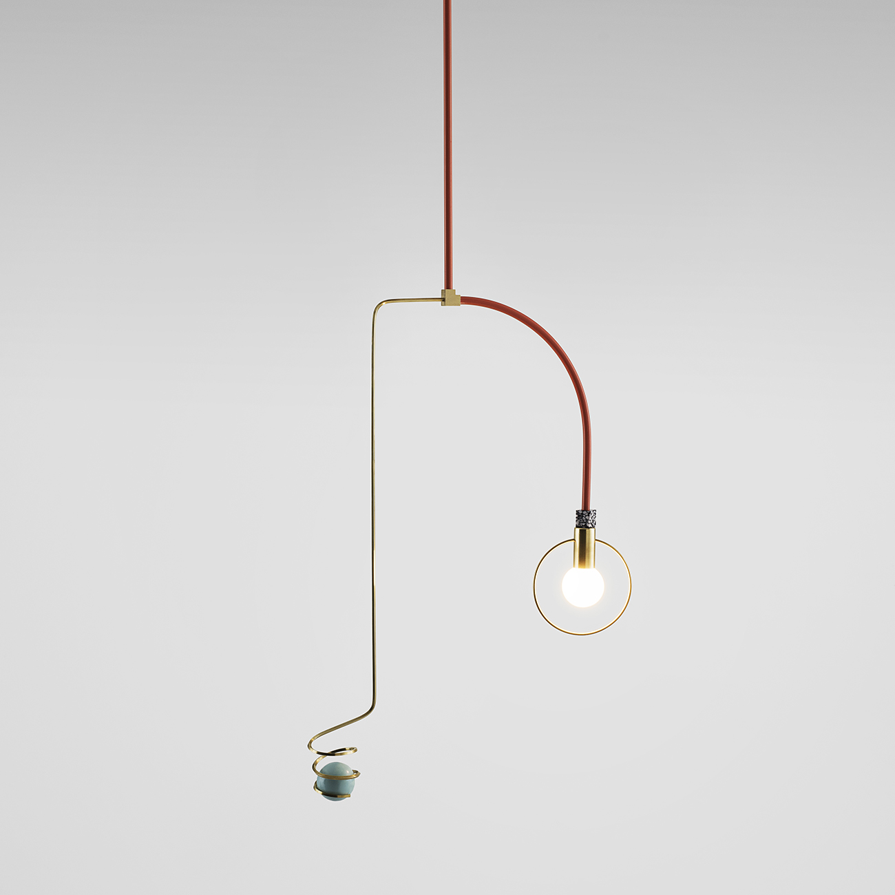 Calder-inspired mobile lights Jean Pascal Gauthier