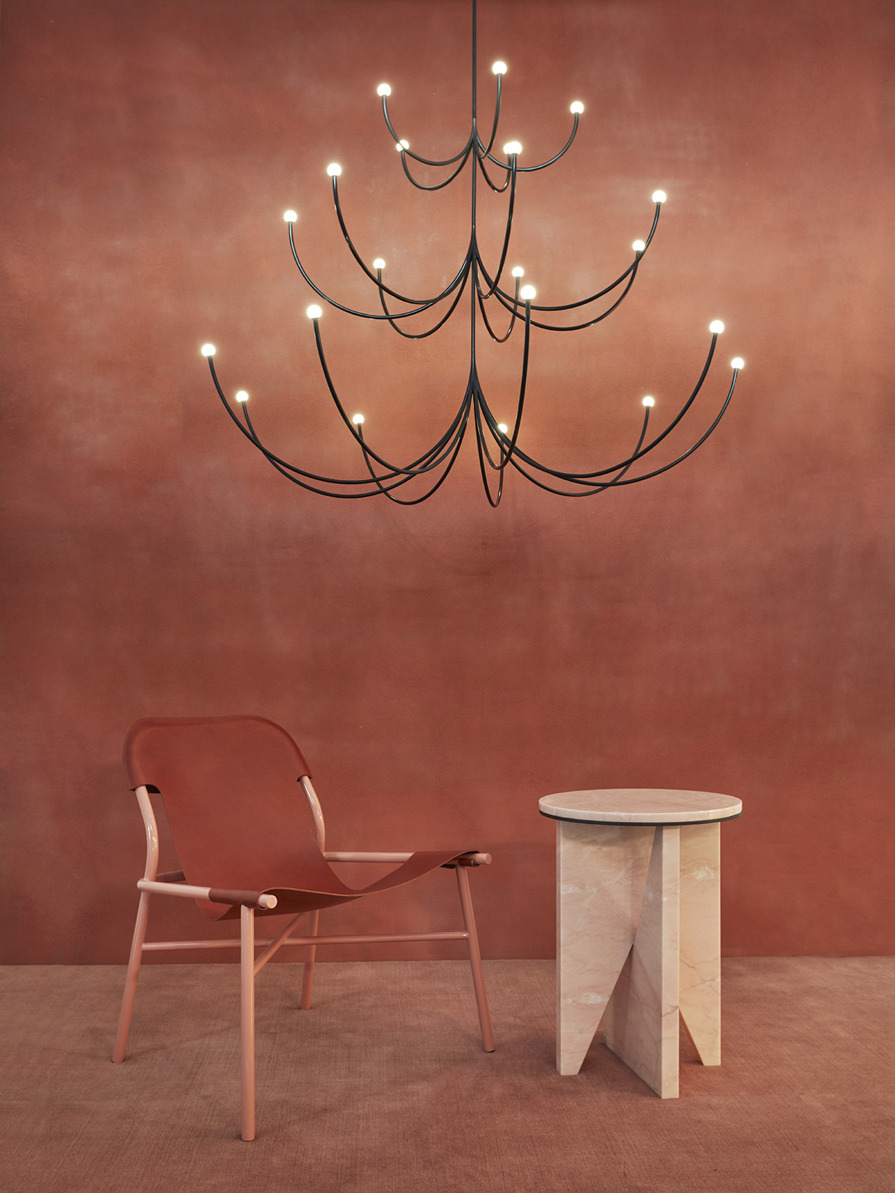 Matter Made - Arca Chandelier - Ohayo Lounge - Affordances Table