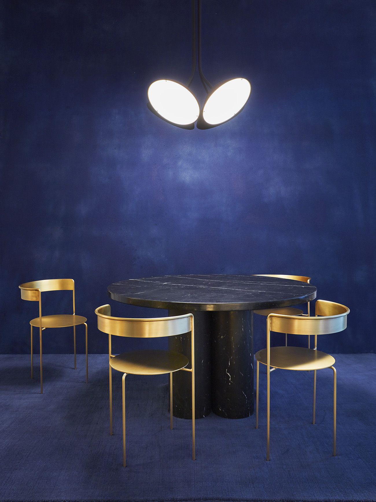 Matter Made - Landscape 4 Pendant Ligh - Slon Dining Table - Avoa Chairs