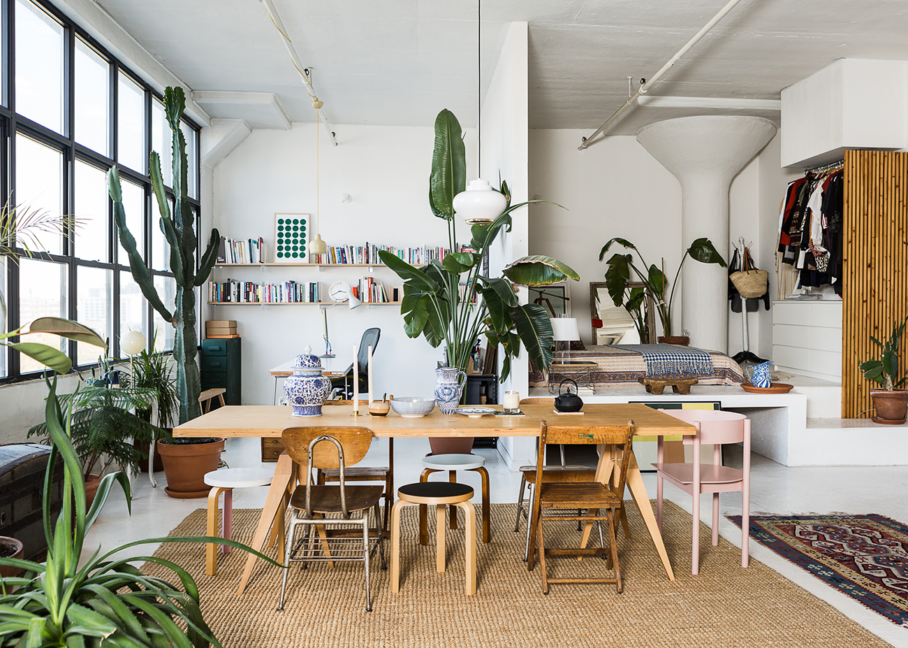 Lotta Nieminen in her home in Brooklyn. Photo credit: Emily Assiran for Man Repeller