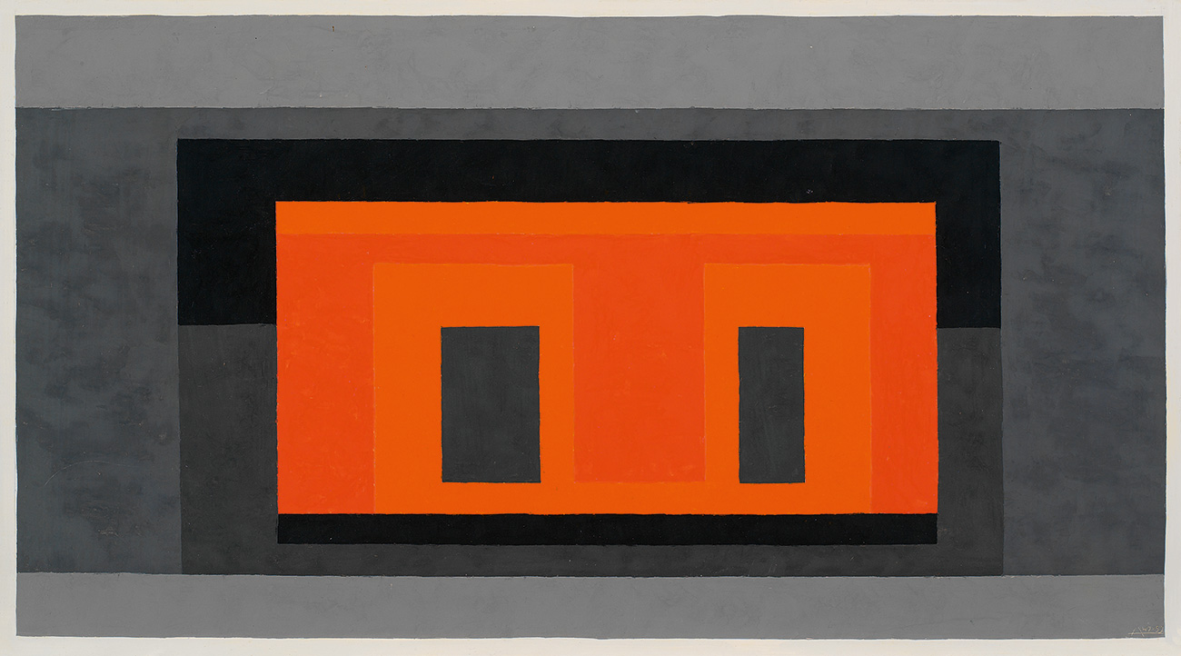 Pink-Orange-Surrounded-by-4-Grays,-1947–52