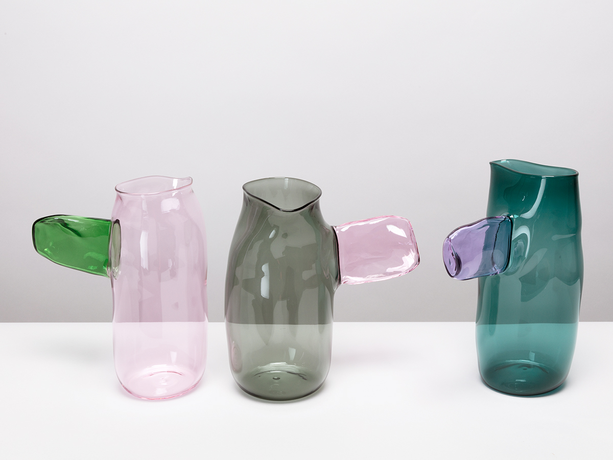 coloured jugs