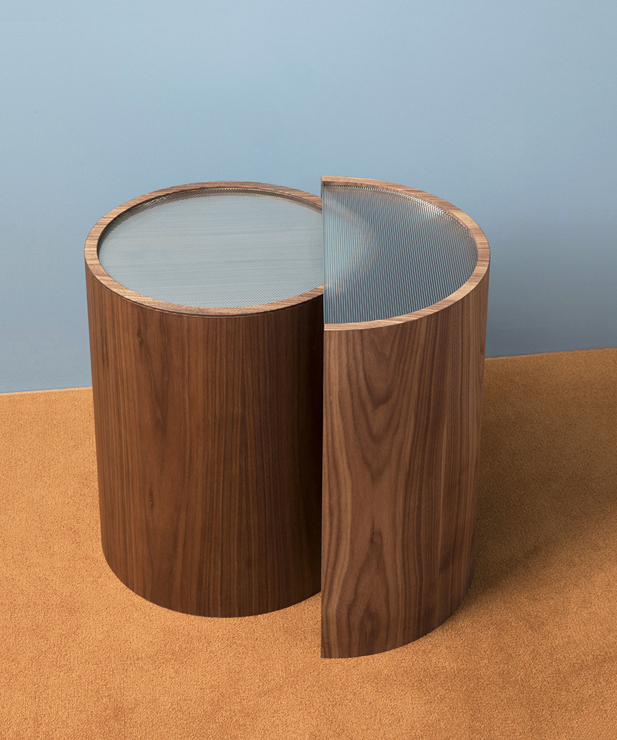 Contour Side Table Set with Full Round - photo by Charlie Schuck - 2