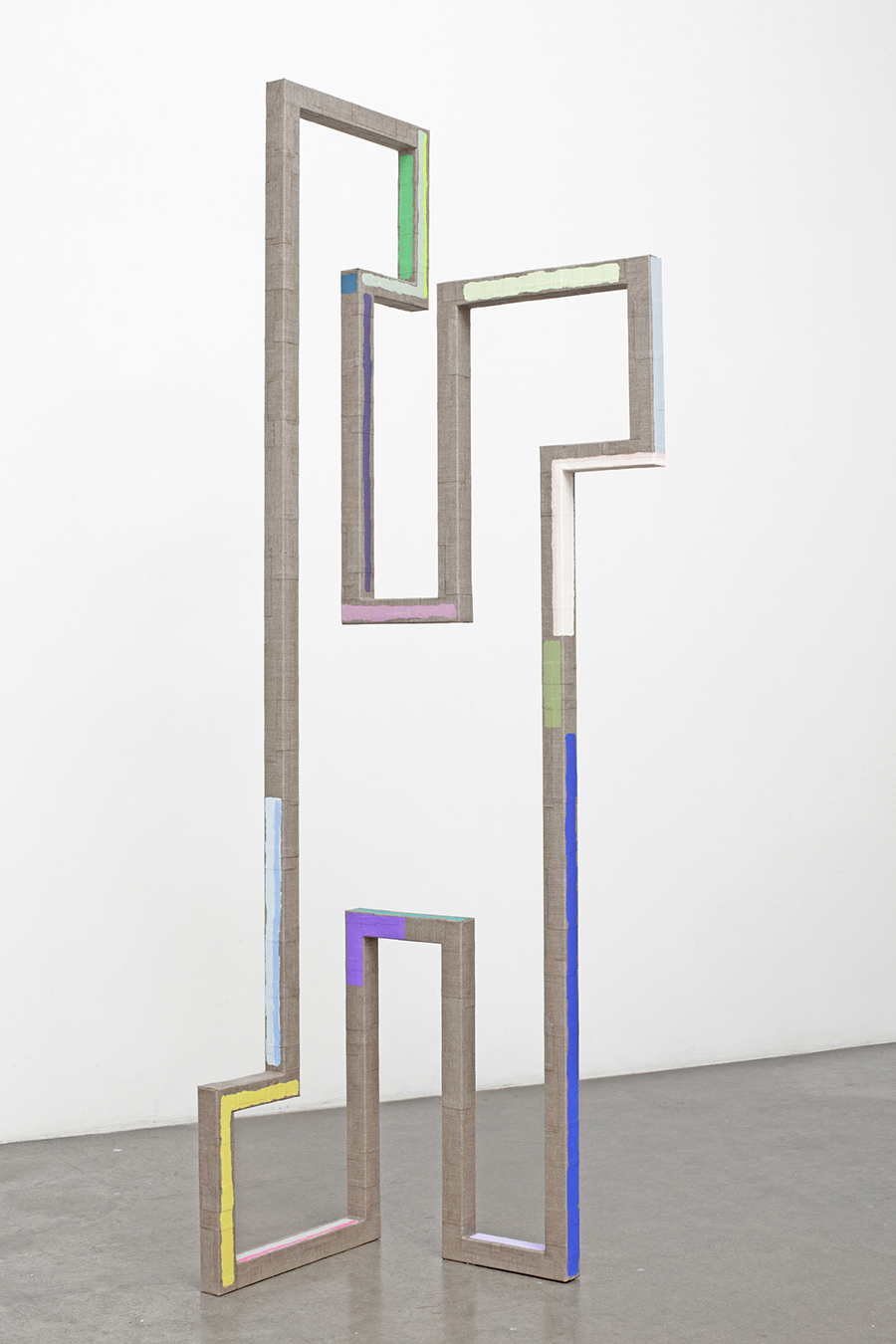 Molly Larkey_Hatch (1)_2018_steel-linen-paint_96 x 20.25 x 22 in_large