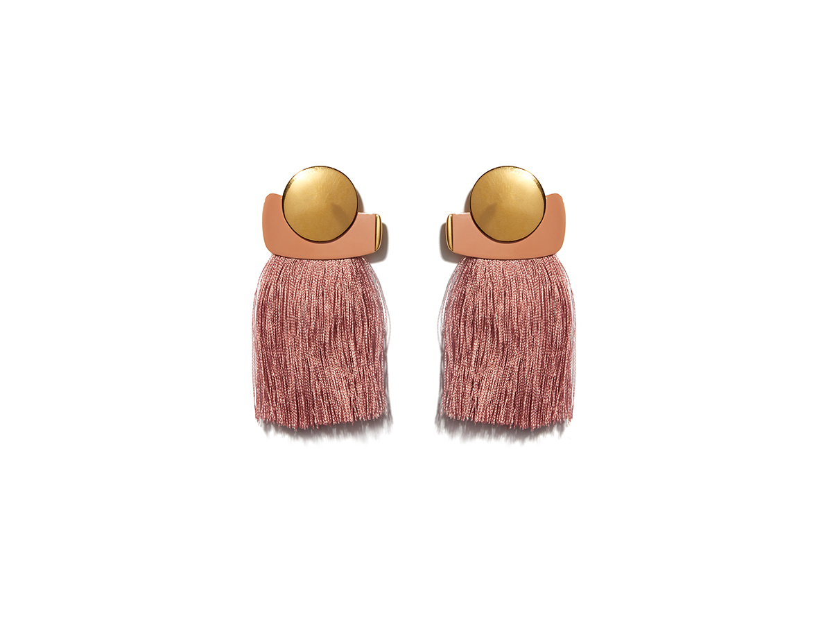 SS18-E033_MULBERRY FRINGE EARRINGS