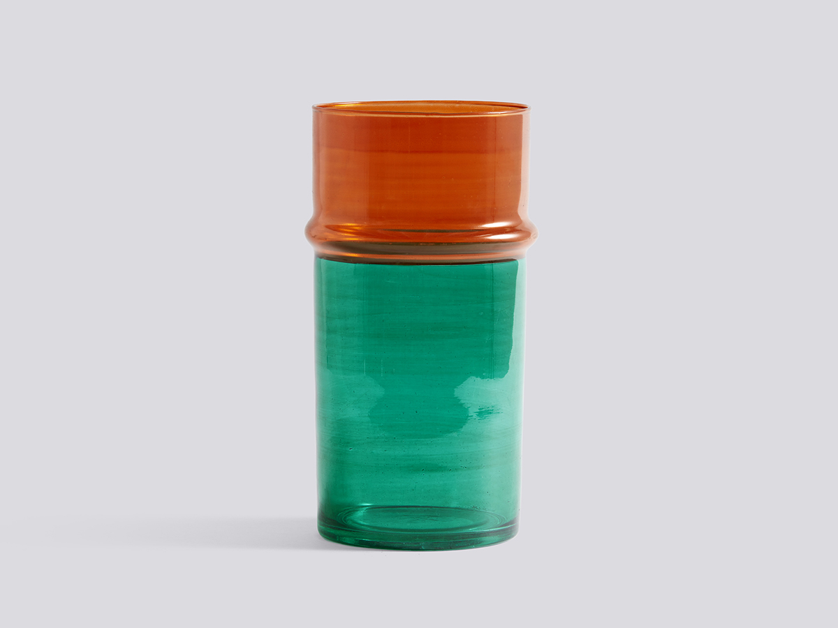 Moroccan Vase L green