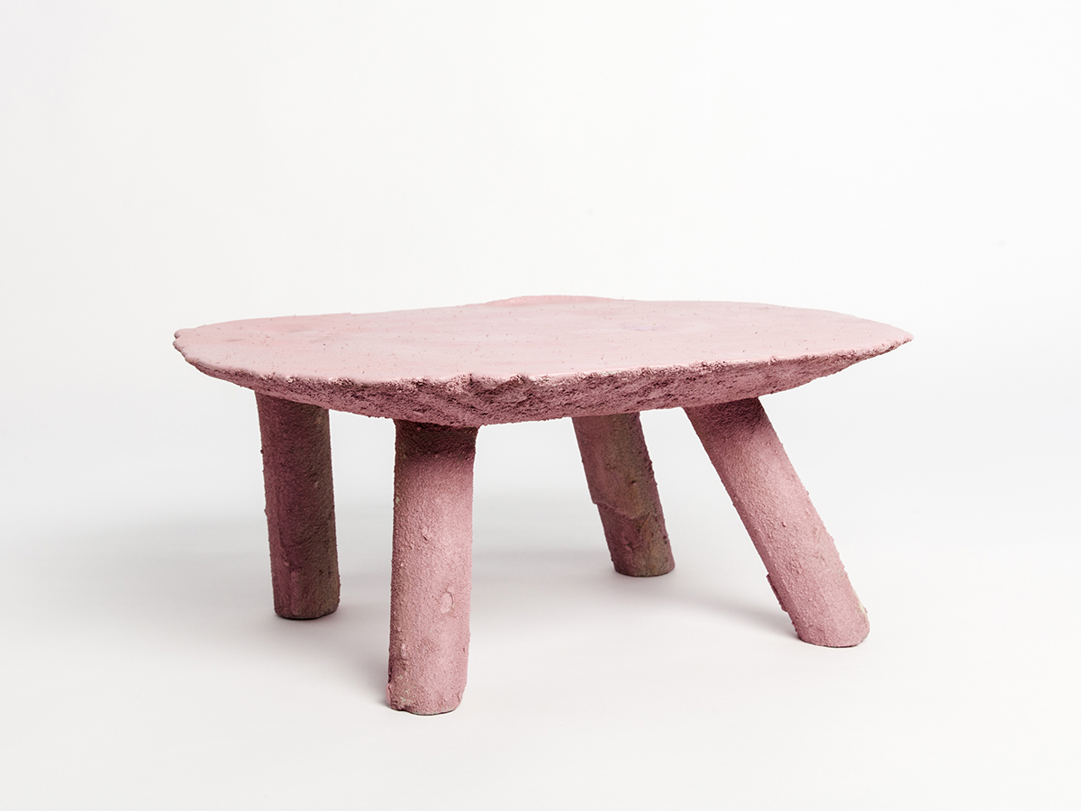 pink table