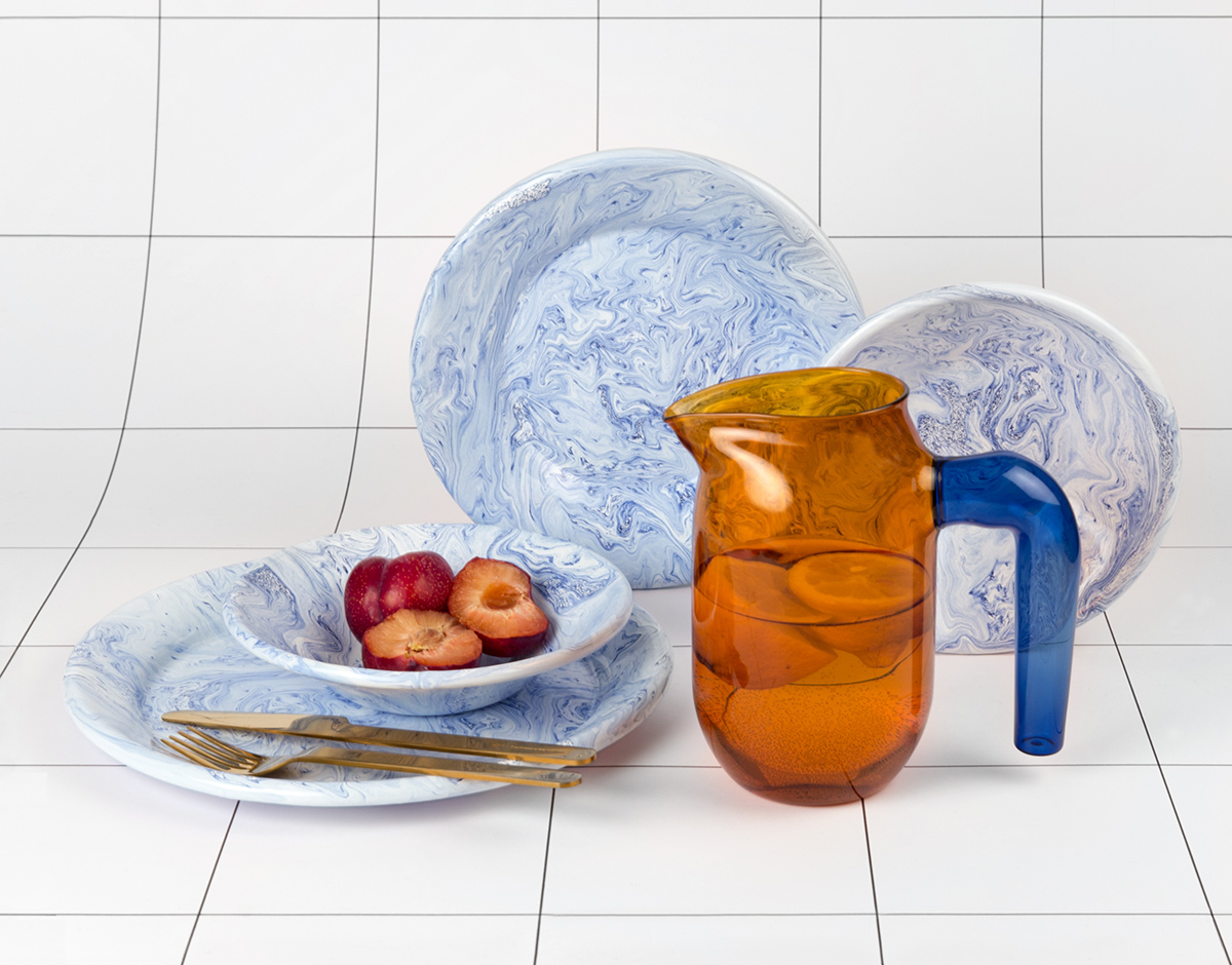 Soft Ice blue_Jug S amber