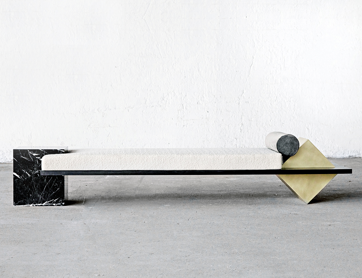 Slash Objects Daybed - Side Elevation2