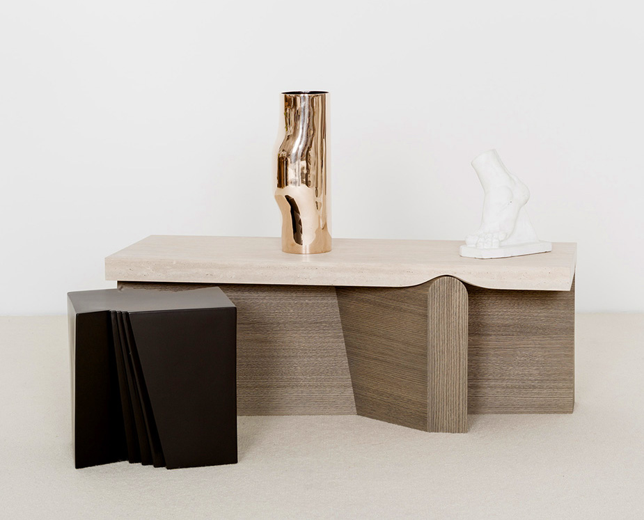 2019_delcourtcollection GEO console + SIN side table