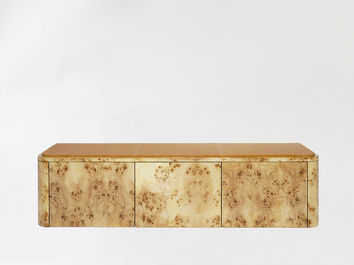 Ruemmler Burl Wood Console