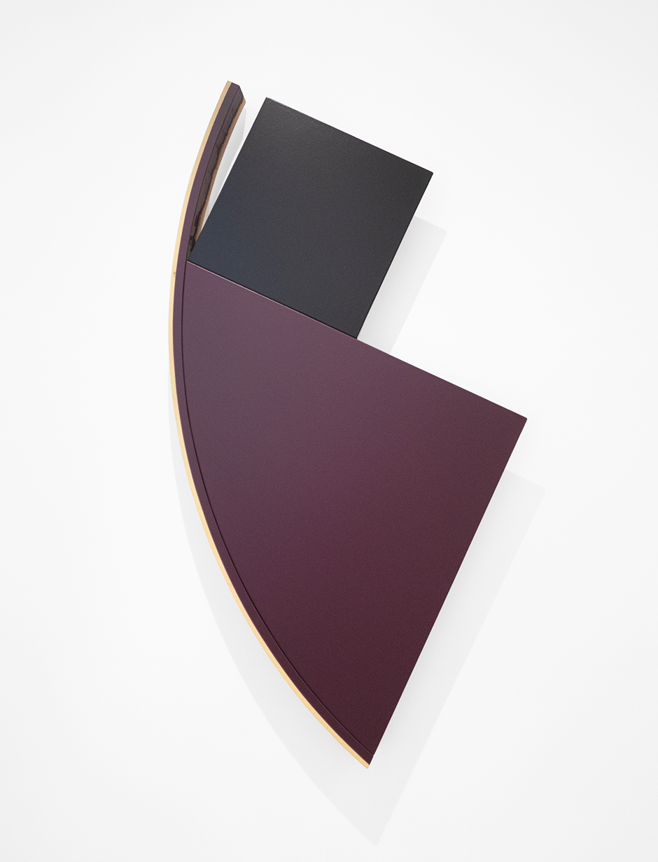 Tony Delap, 'Perpelexity,' 1988, Oil on Canvas on Wood, 74 x 38.5 x 4.25 inches_1