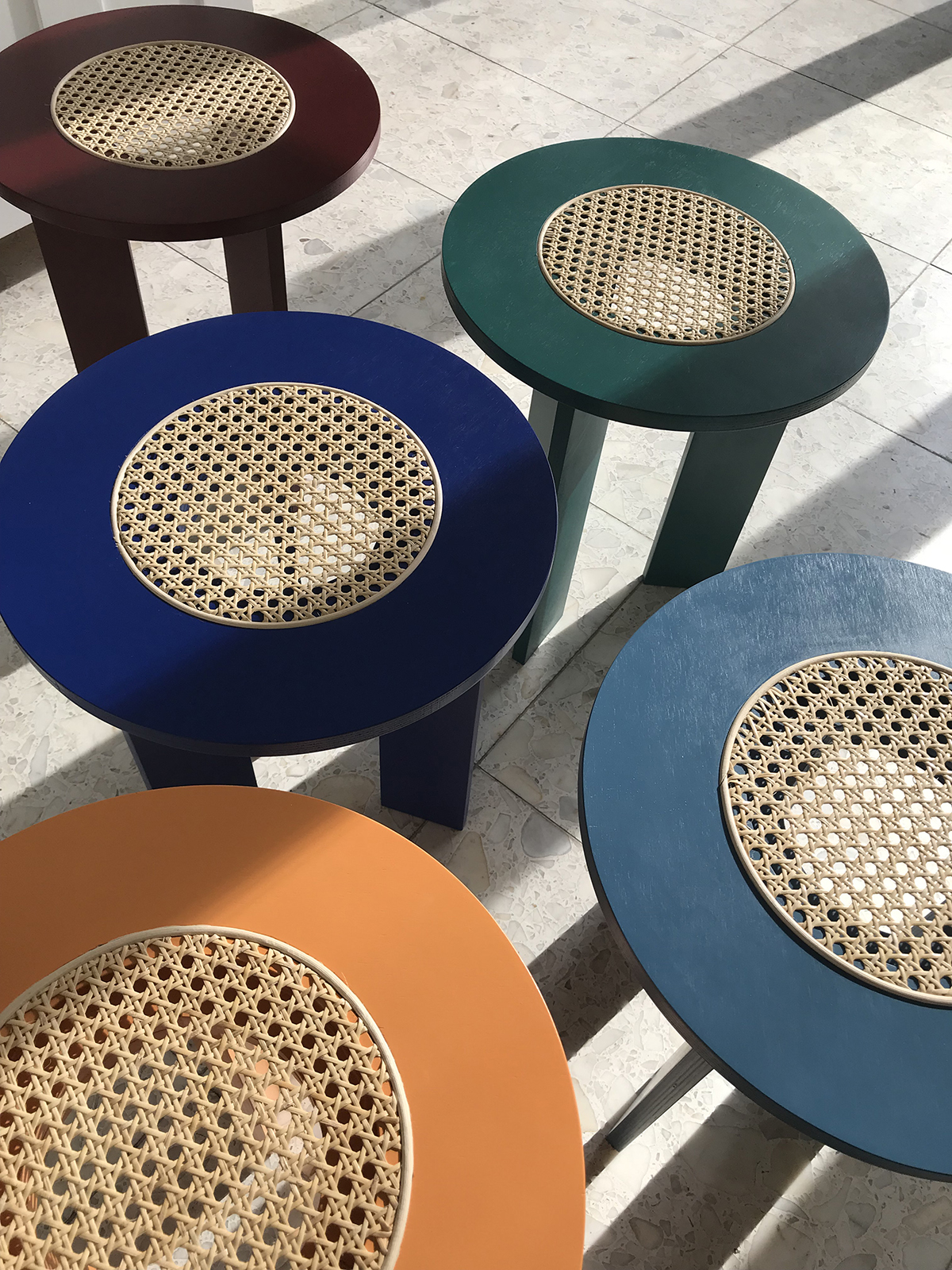 EJR Barnes_Side Stools Colours