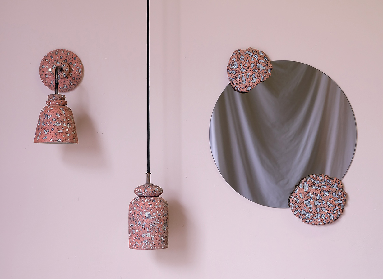 Brutalist ceramics LGS Studio Tephra Collection