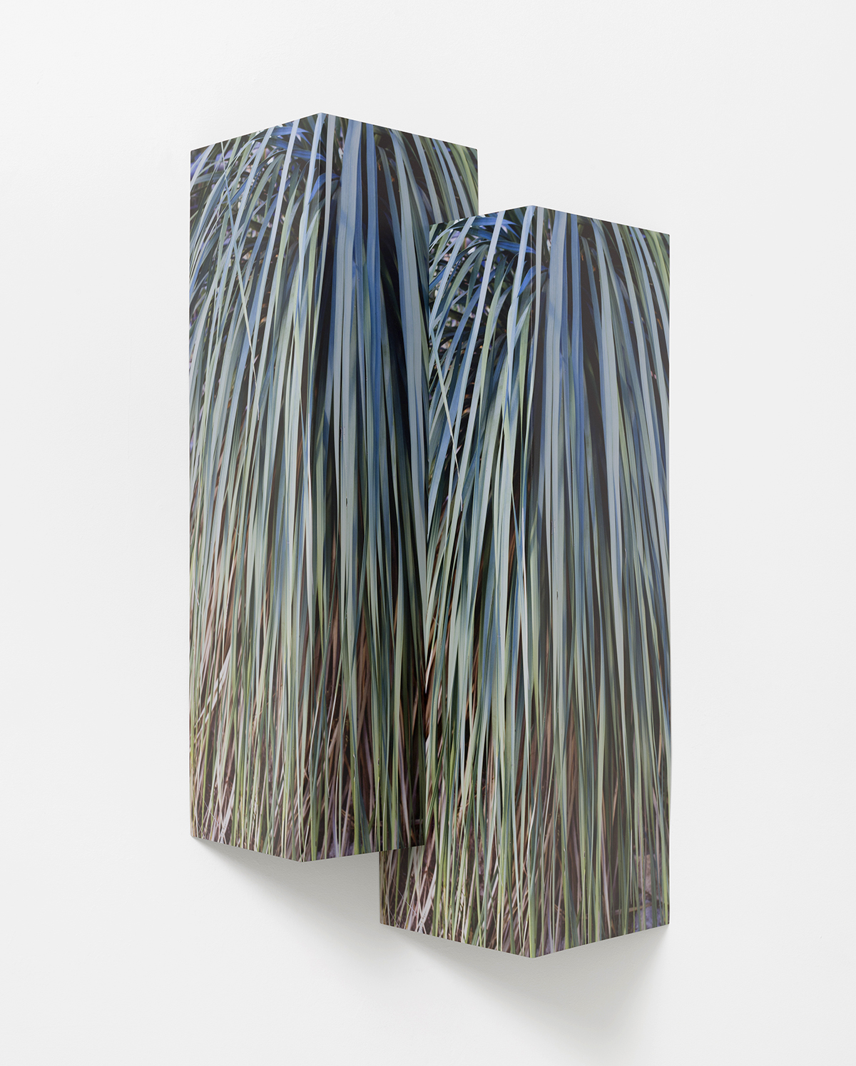 Letha Wilson, Double Palms Steel Fold, 2020, 91 x 55 x 20 | 36 x 22 x 8 in, LW20013