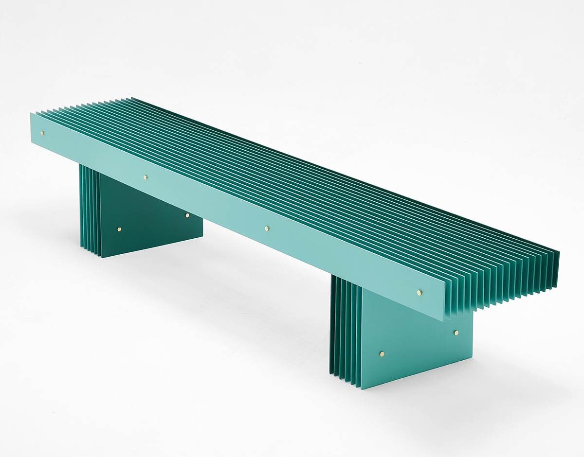 MARIO TSAI STUDIO_Grid Bench_plywood version_2