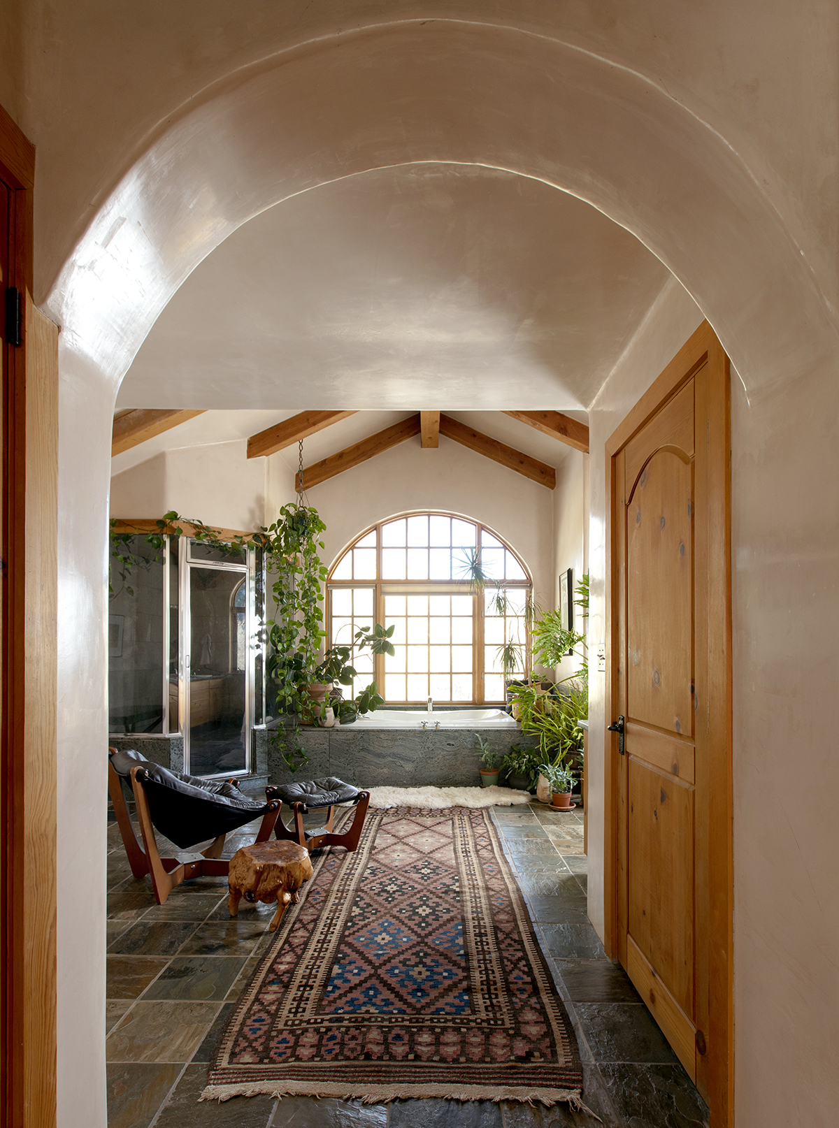 Raquel Allegra's house in Taos, New Mexico for the Wall Street Journal