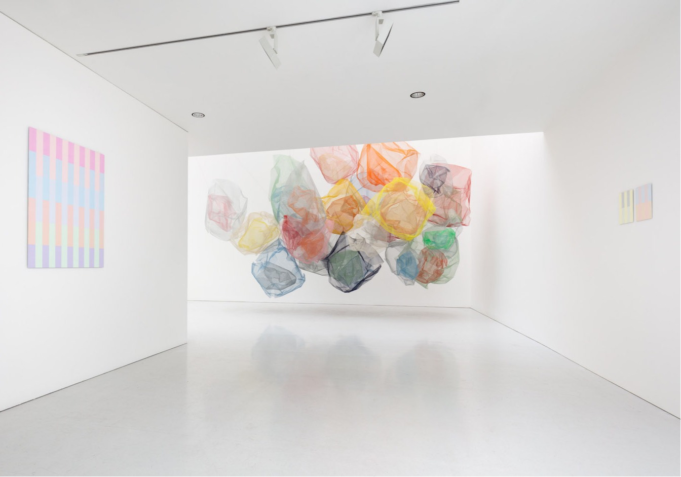 Rana Begum, installation view, Kate MacGarry, 2021. Courte... MacGarry, London. Copyright The Artist. Photo Angus Mill_a