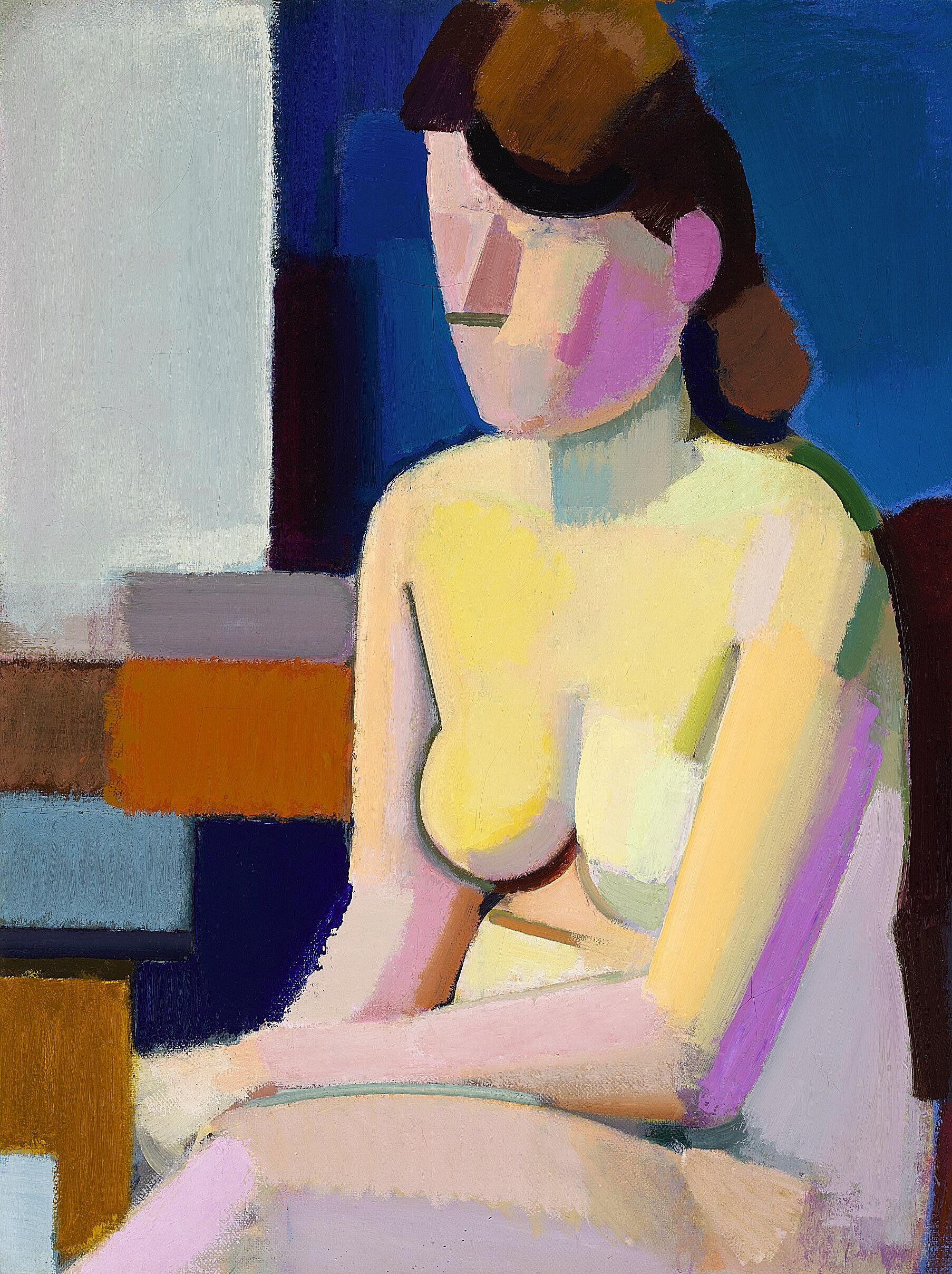 Vilhelm_Lundstrøm_-_Siddende_model_-_1943