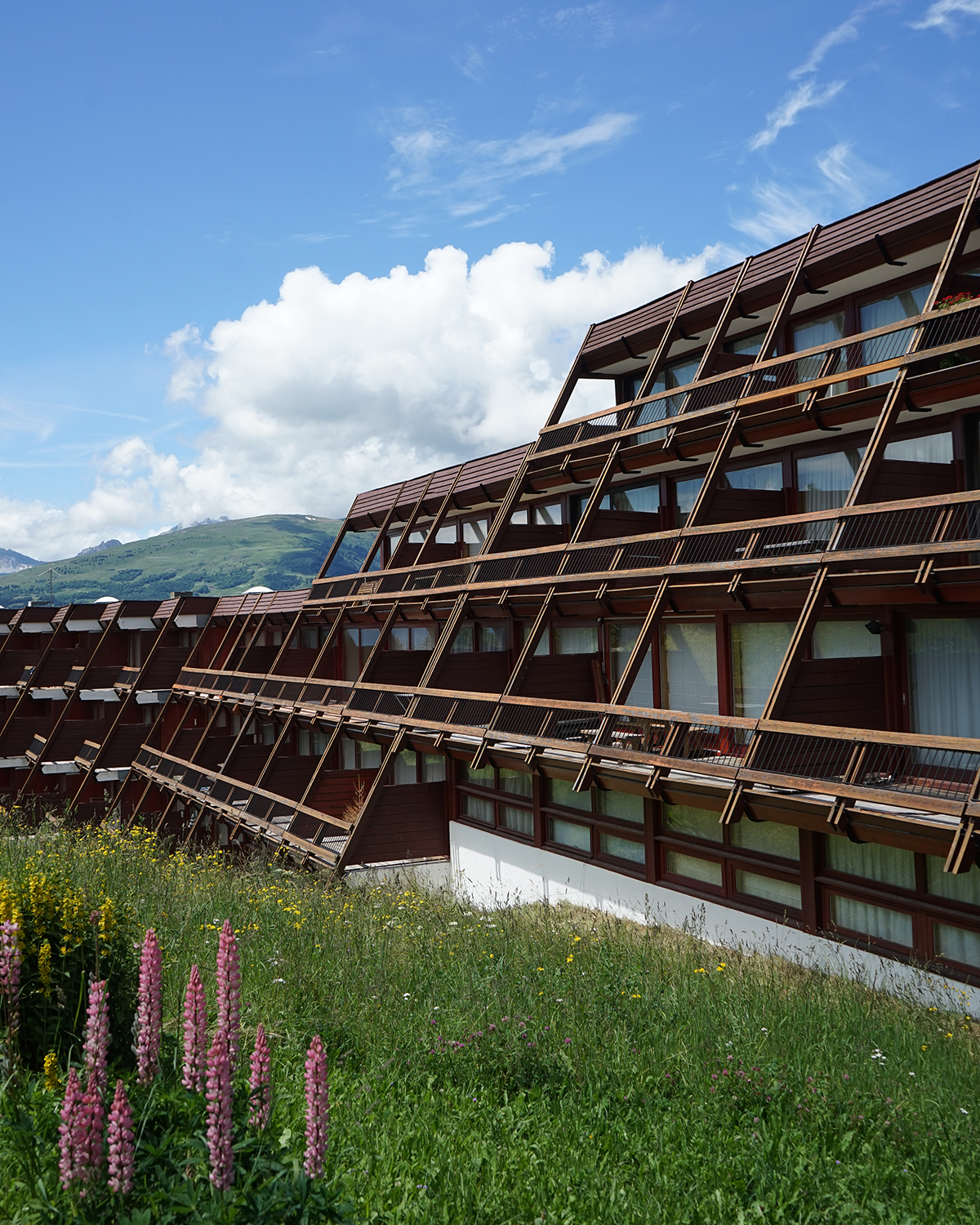 Charlotte Perriand Chairs from La Cascade at Les Arcs, 1600