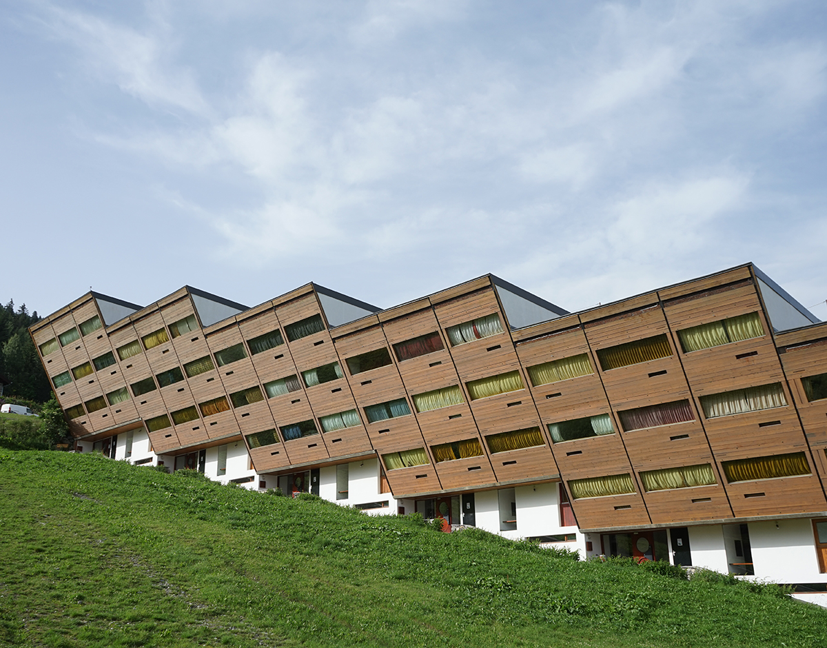 Charlotte Perriand Chairs from La Cascade at Les Arcs, 1600