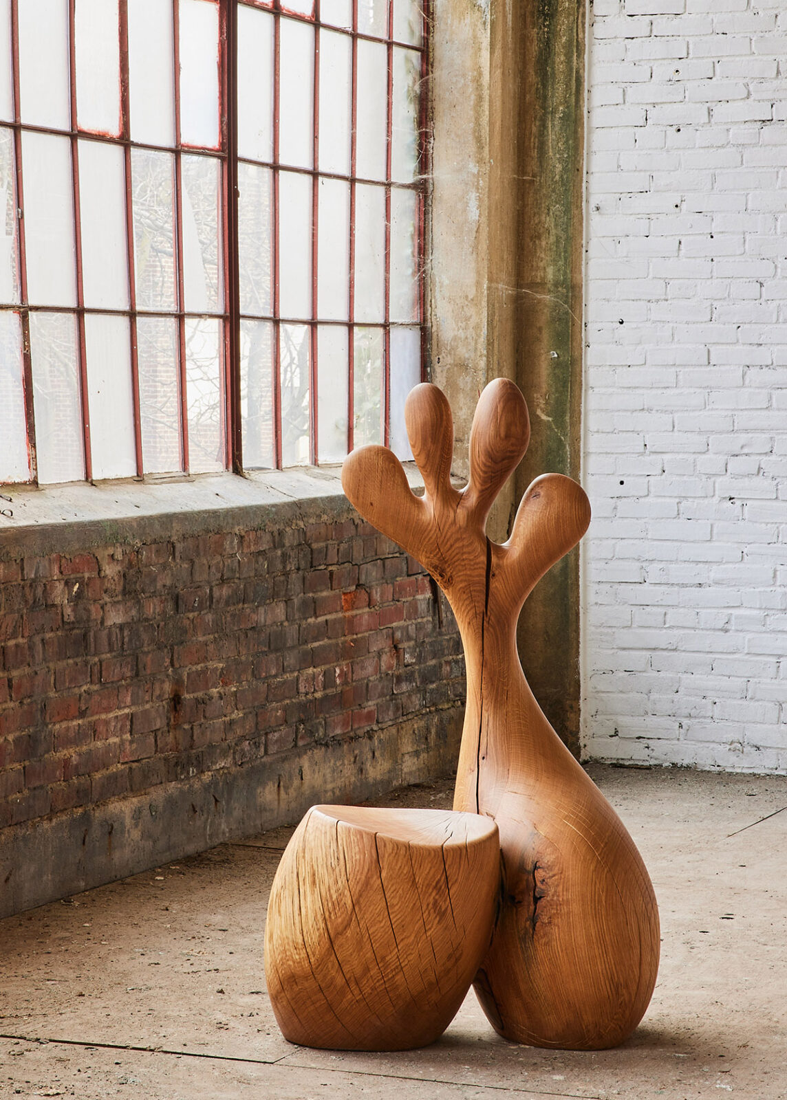 Aaron Poritz sculptural wood furniture
