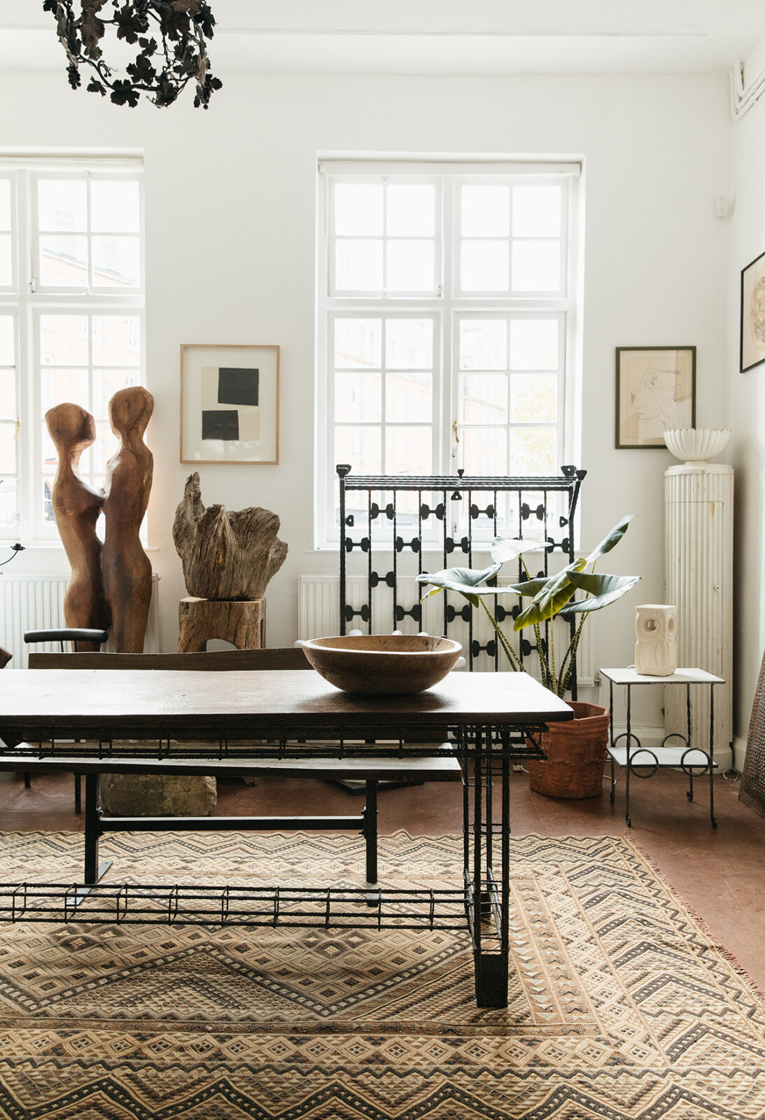 London interior designer vintage objects