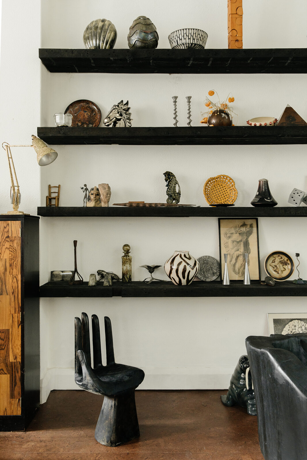 London interior designer vintage objects