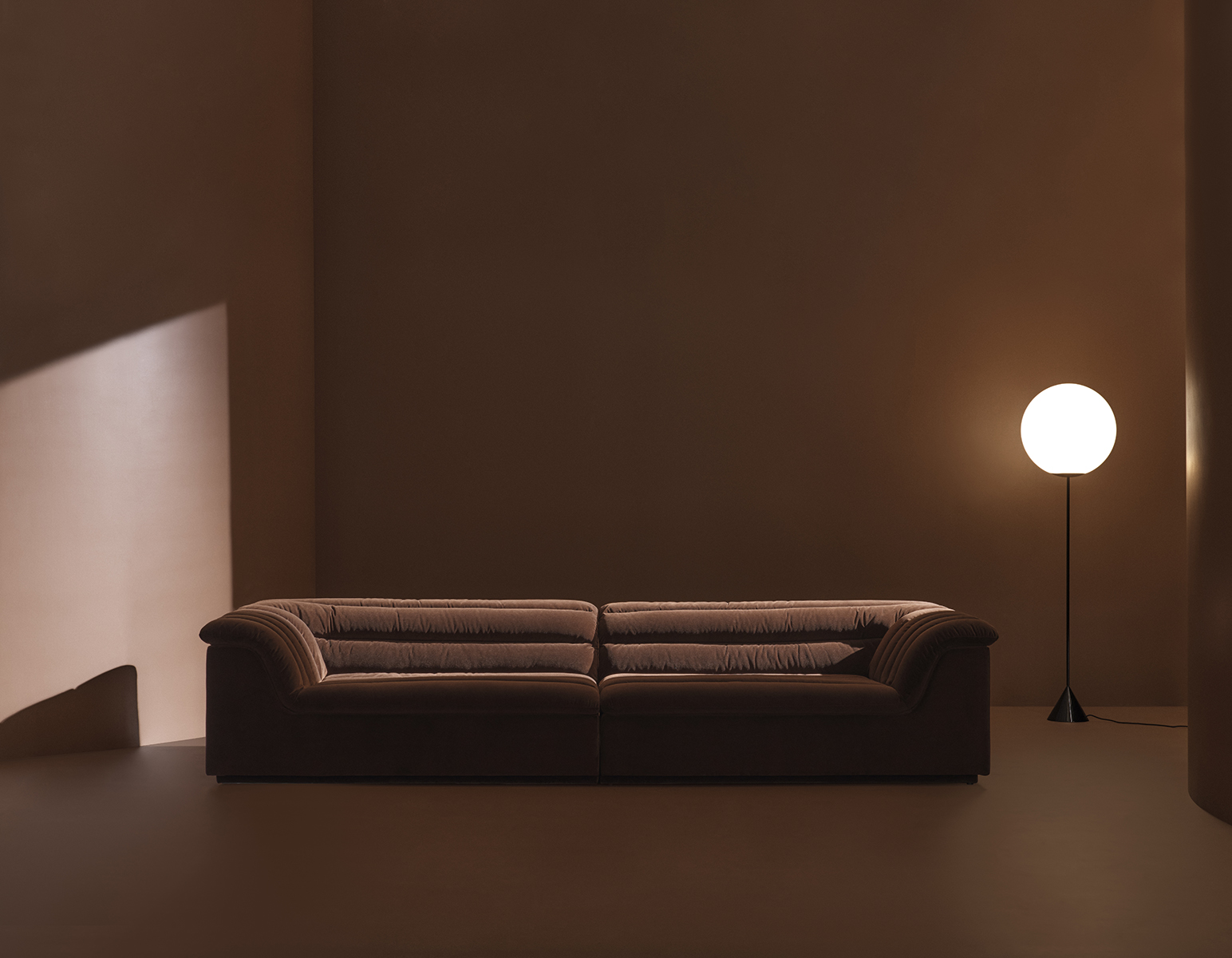 sarah ellison float sofa pantone