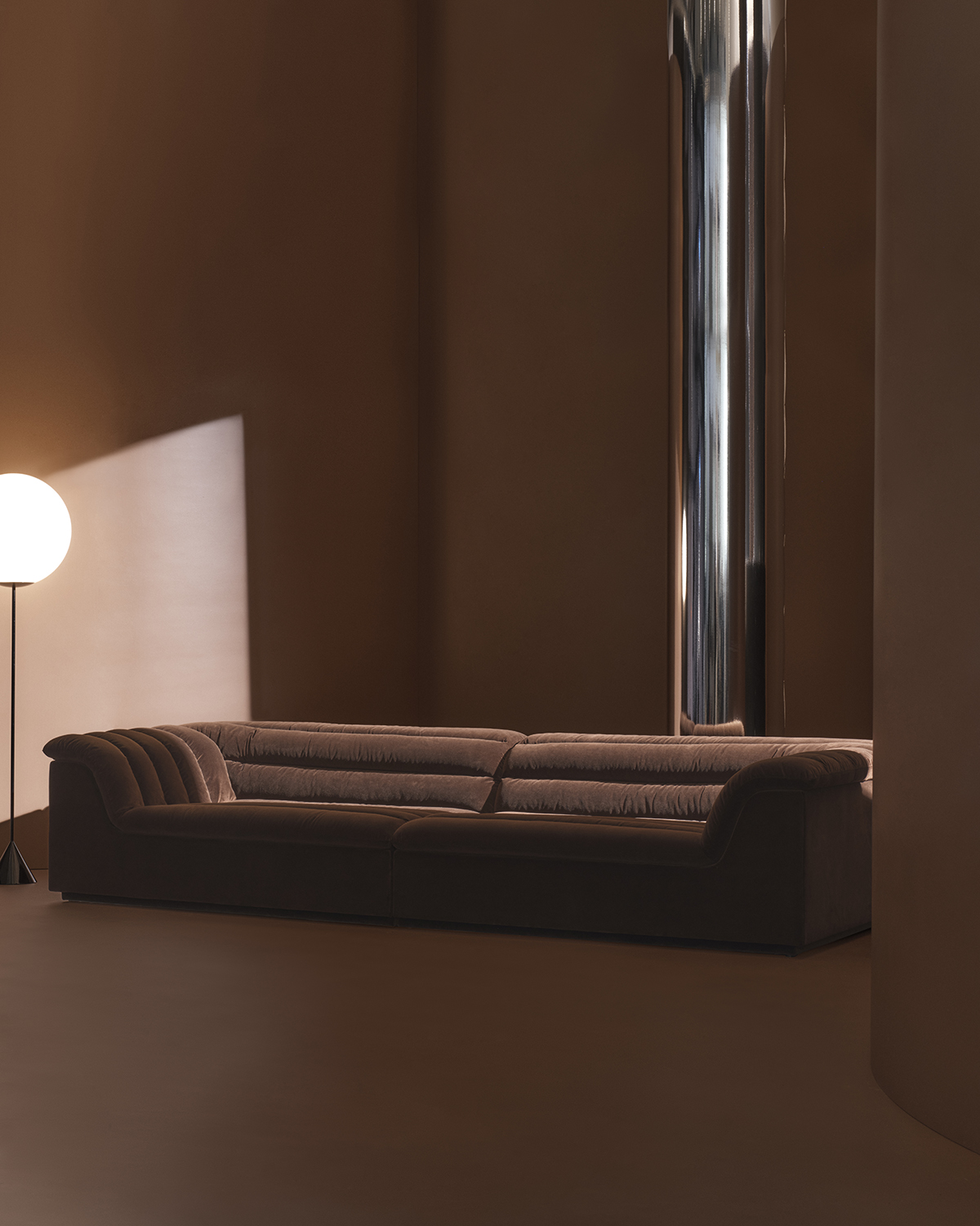 sarah ellison float sofa pantone