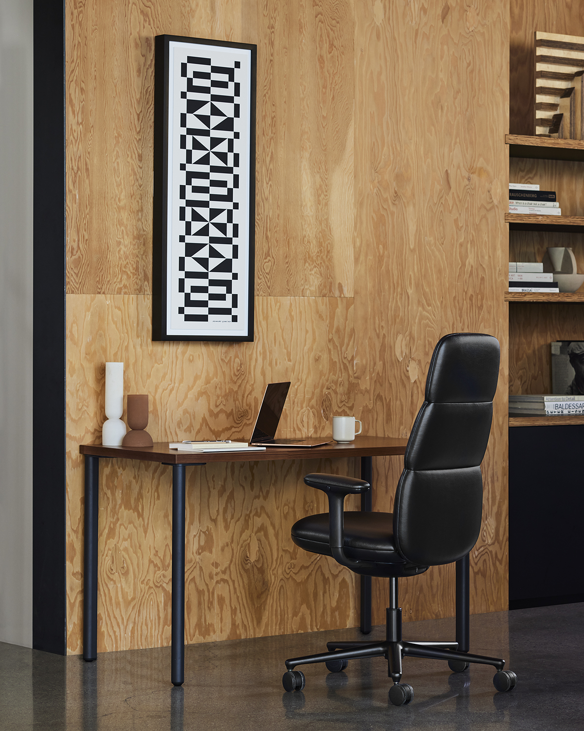 Upholstered task chair herman miller