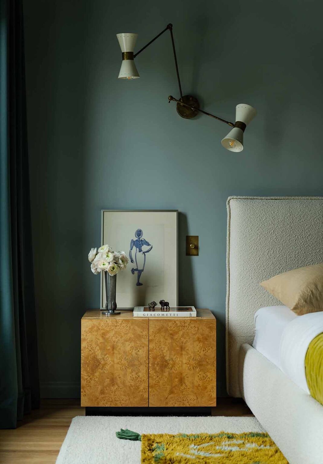 A Teal and Tobacco Study, a Pistachio Bedroom — David Lucido's ...